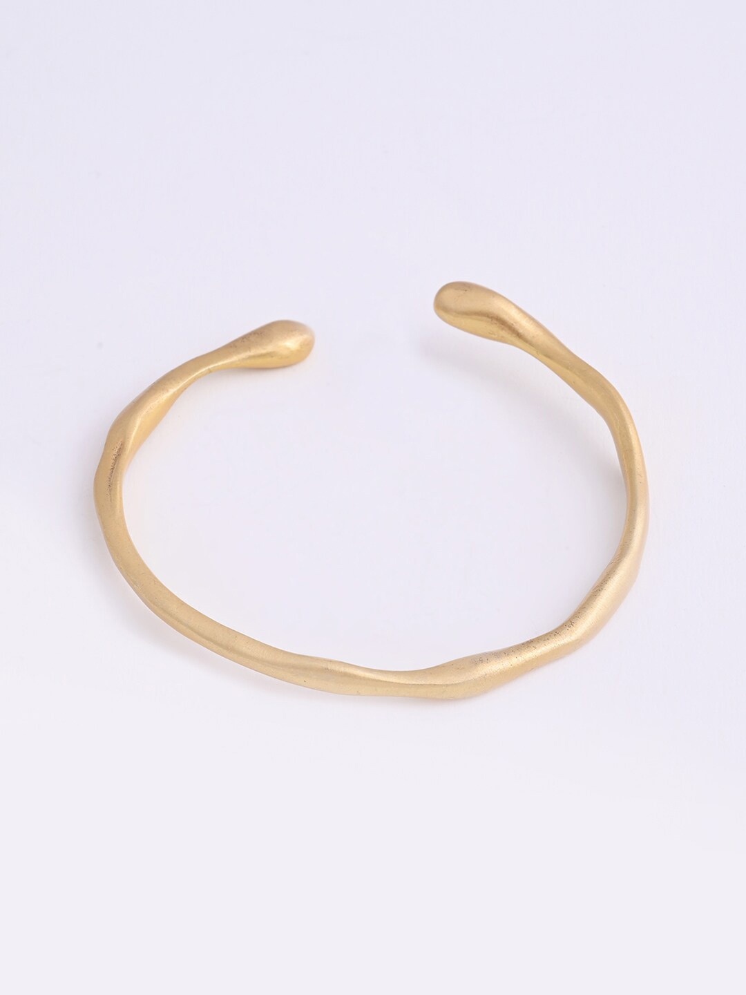 

XPNSV Gold-Plated Brass Kada Bracelet