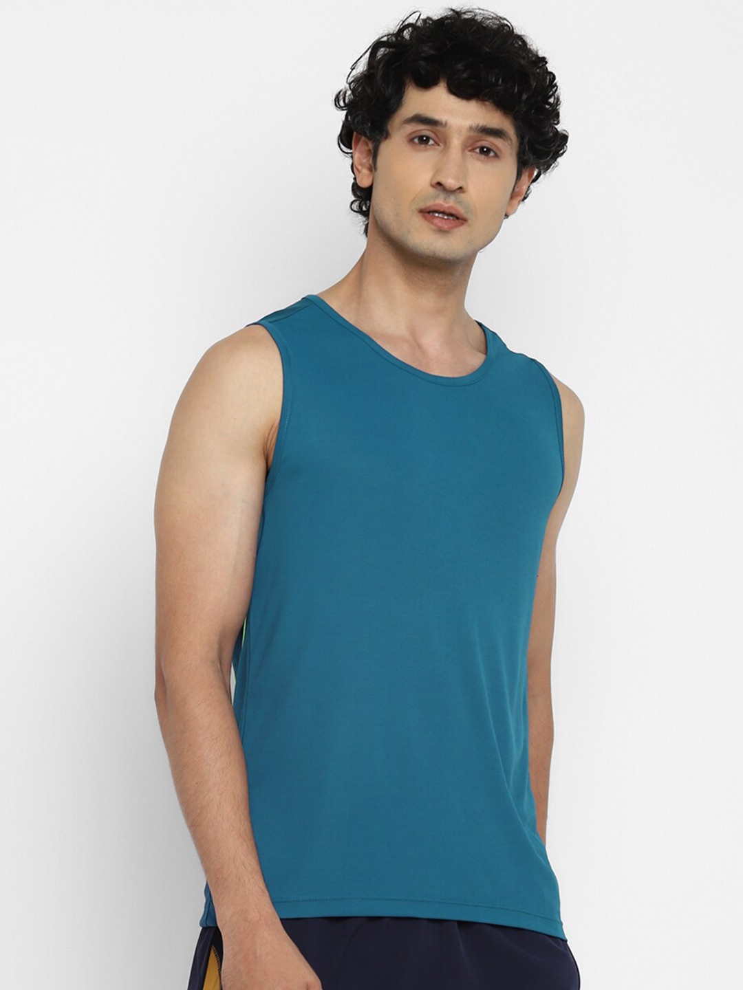 

OFF LIMITS Sleeveless Rapid-Dry Anti Microbial Cotton Sports T-shirt, Blue