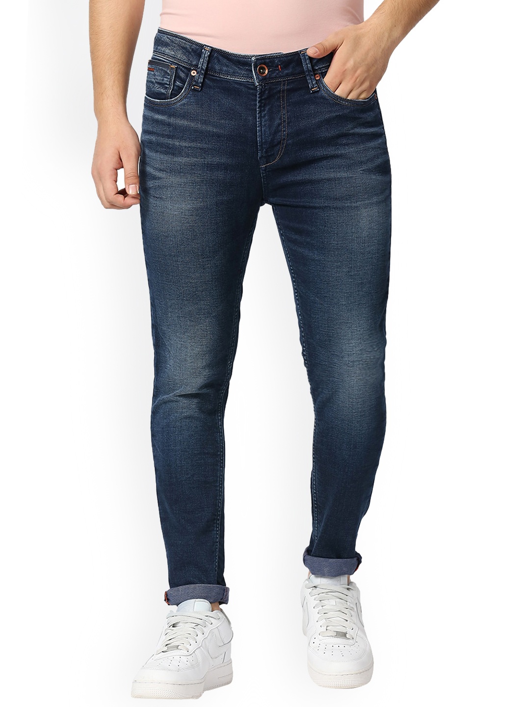 

Killer Men Mid-Rise Skinny Fit Heavy Fade Stretchable Jeans, Blue