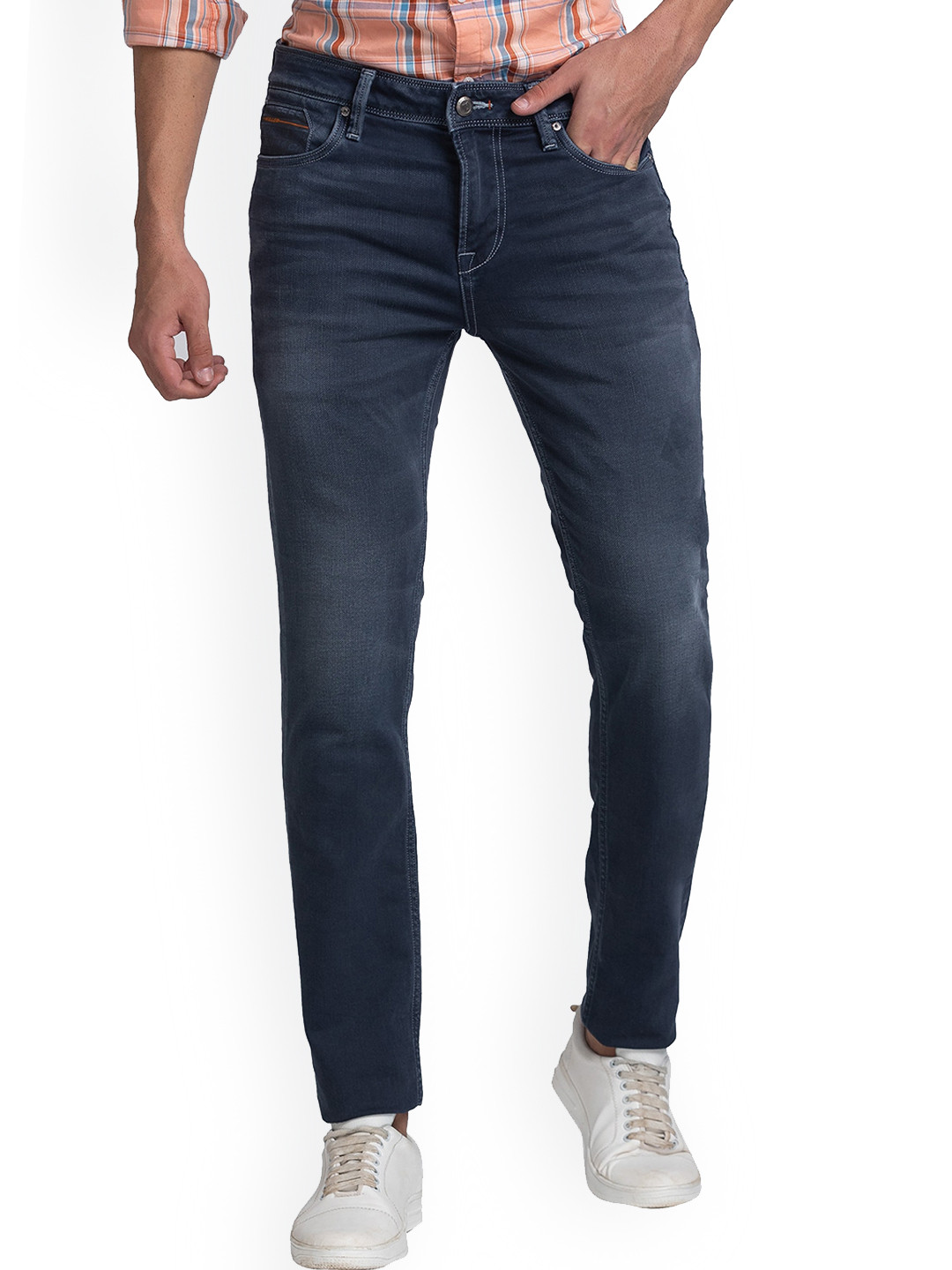 

Killer Men Slim Fit Light Fade Stretchable Jeans, Blue