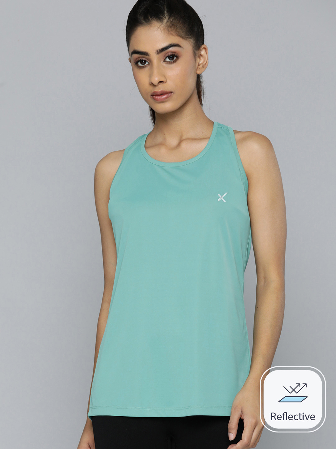 

HRX by Hrithik Roshan Women Rapid-Dry Training T-shirt, Green
