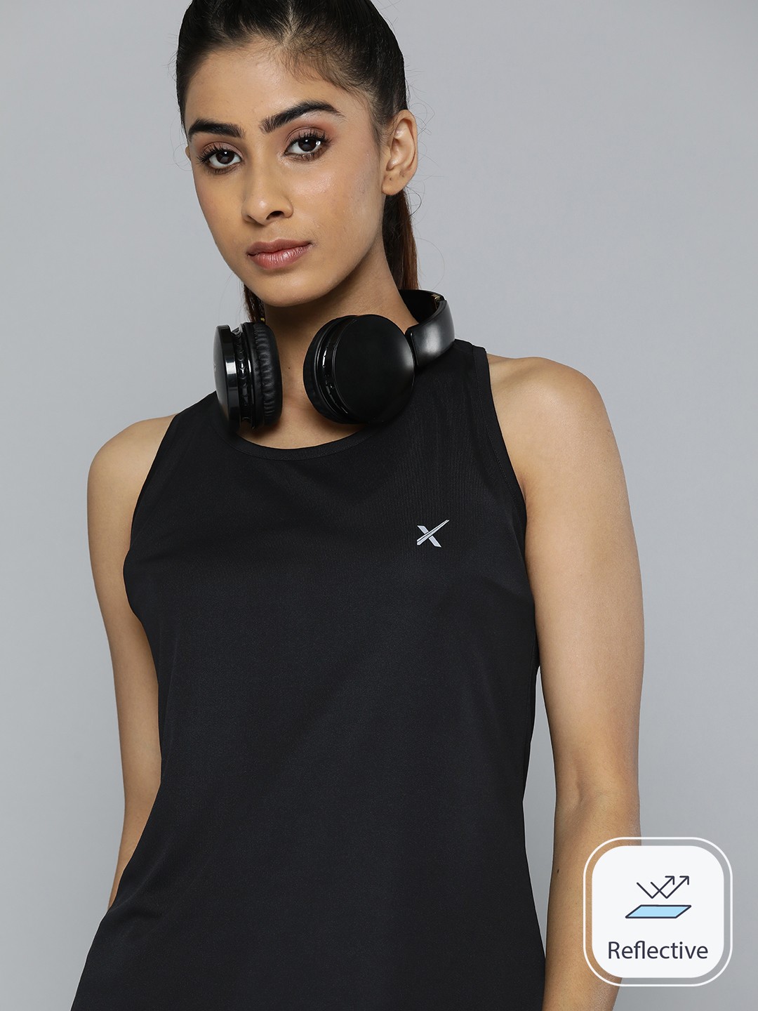

HRX by Hrithik Roshan Women Rapid-Dry Training T-shirt, Black