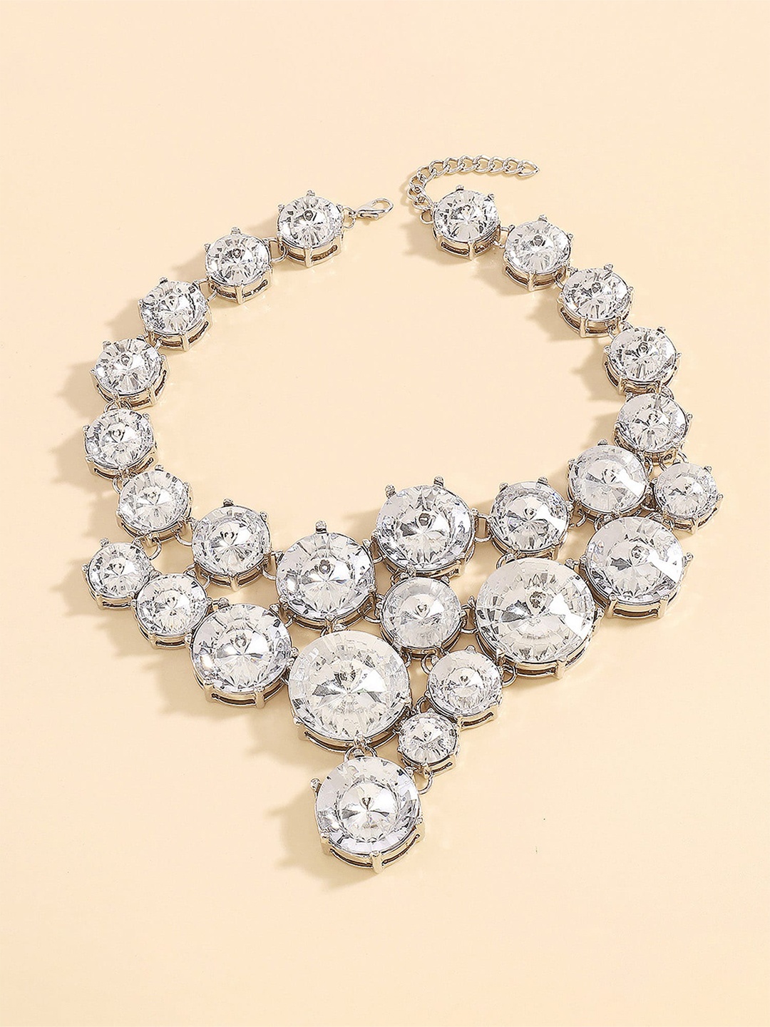 

Bellofox White Silver-Plated Necklace