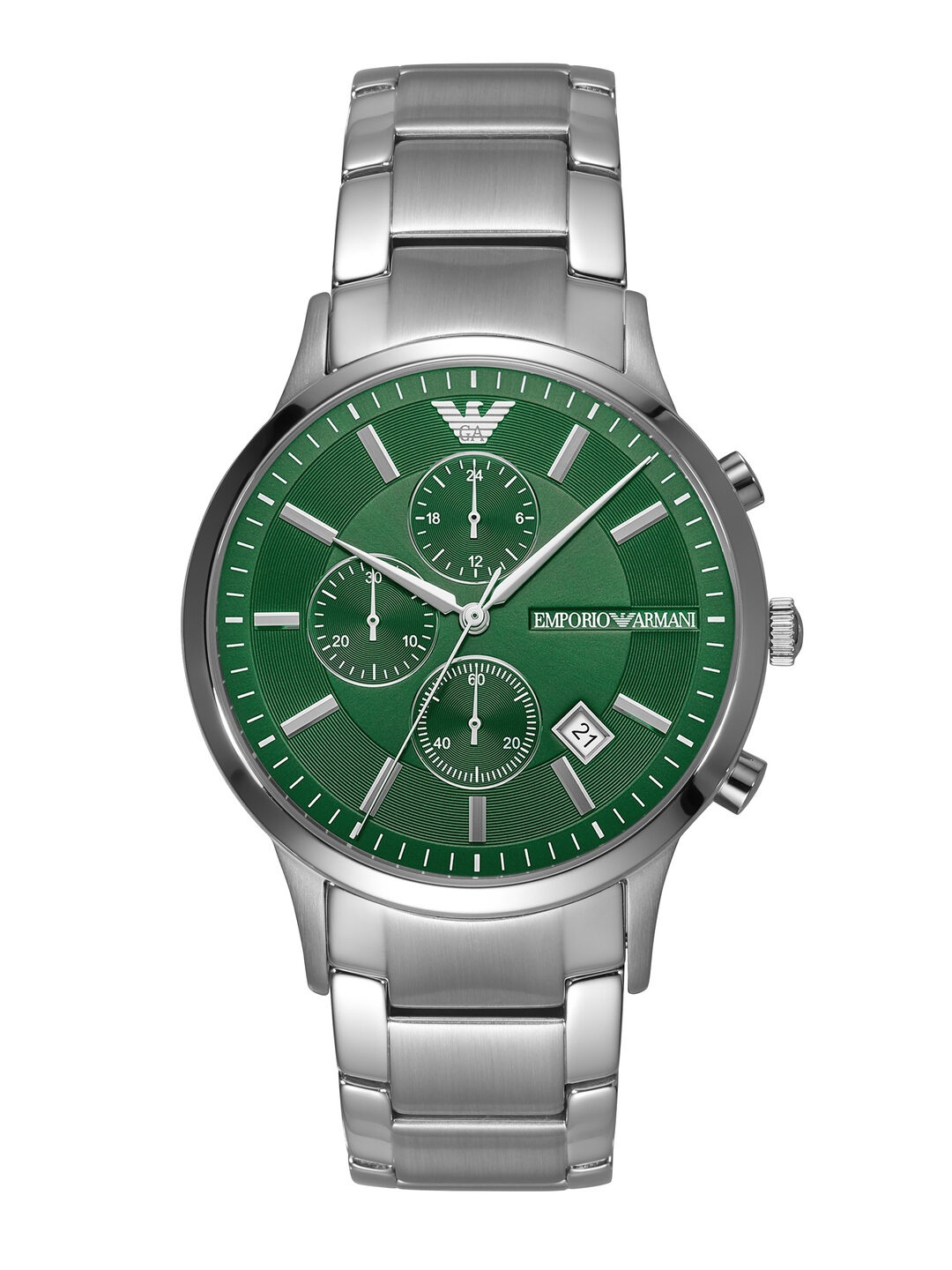 

Emporio Armani Men Analogue Chronograph Watch AR11507, Green