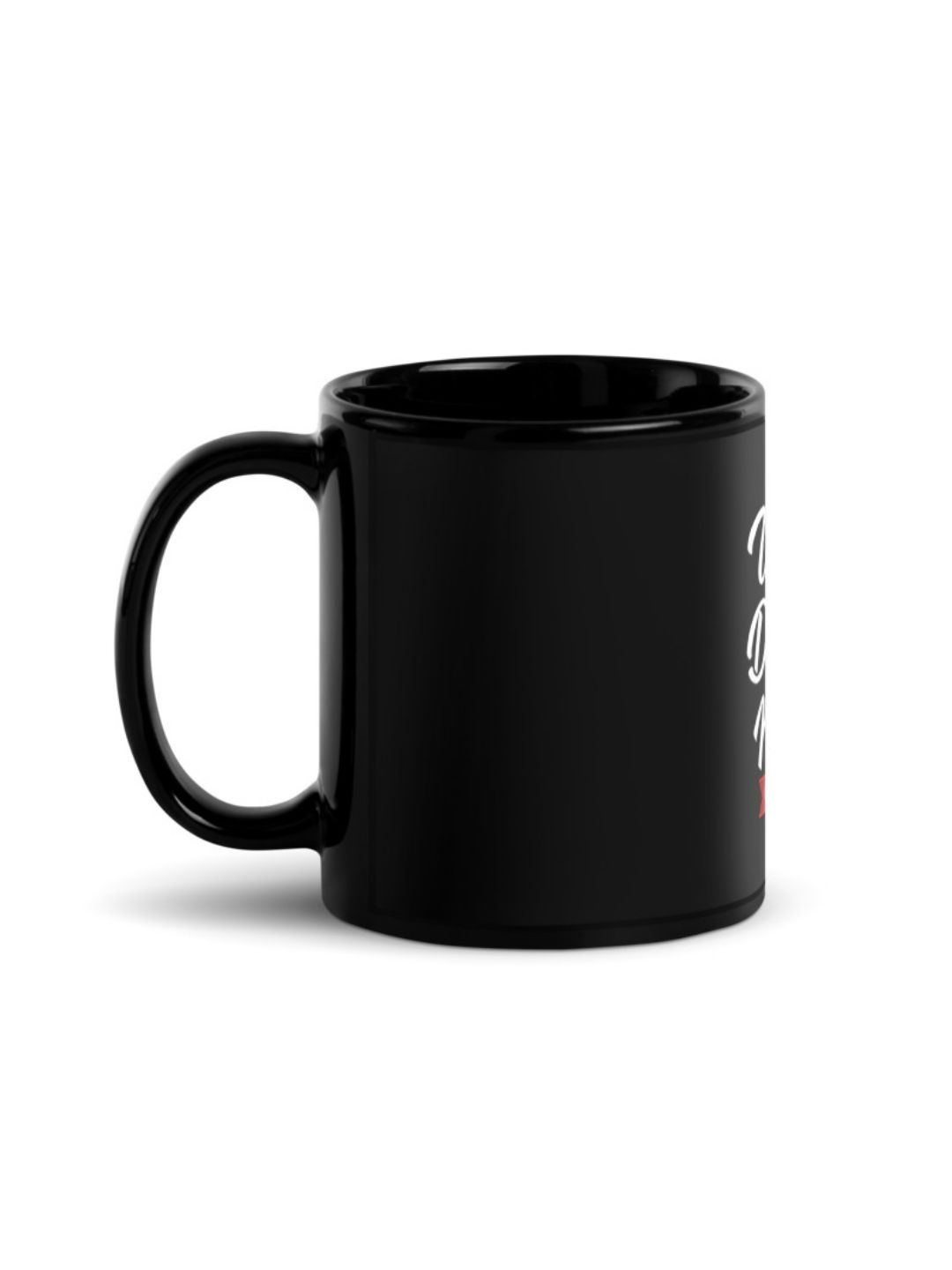 

RISH Black & White Printed Ceramic Glossy Coffee Mug - 325 ML