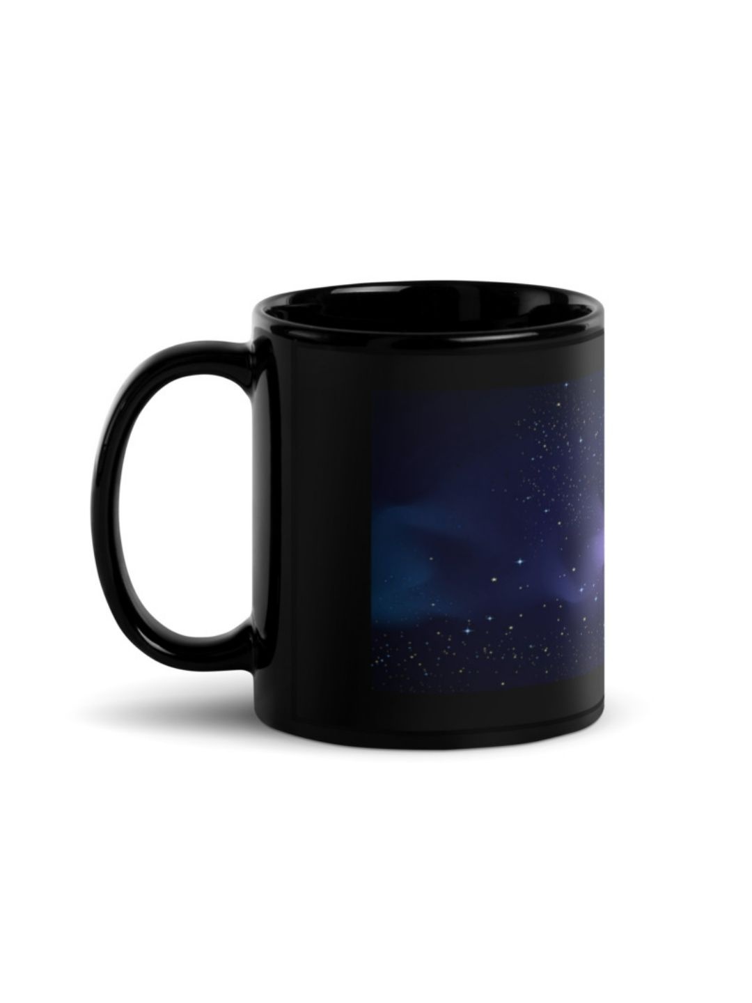 

RISH Black & Blue Printed Ceramic Glossy Mug-325ml