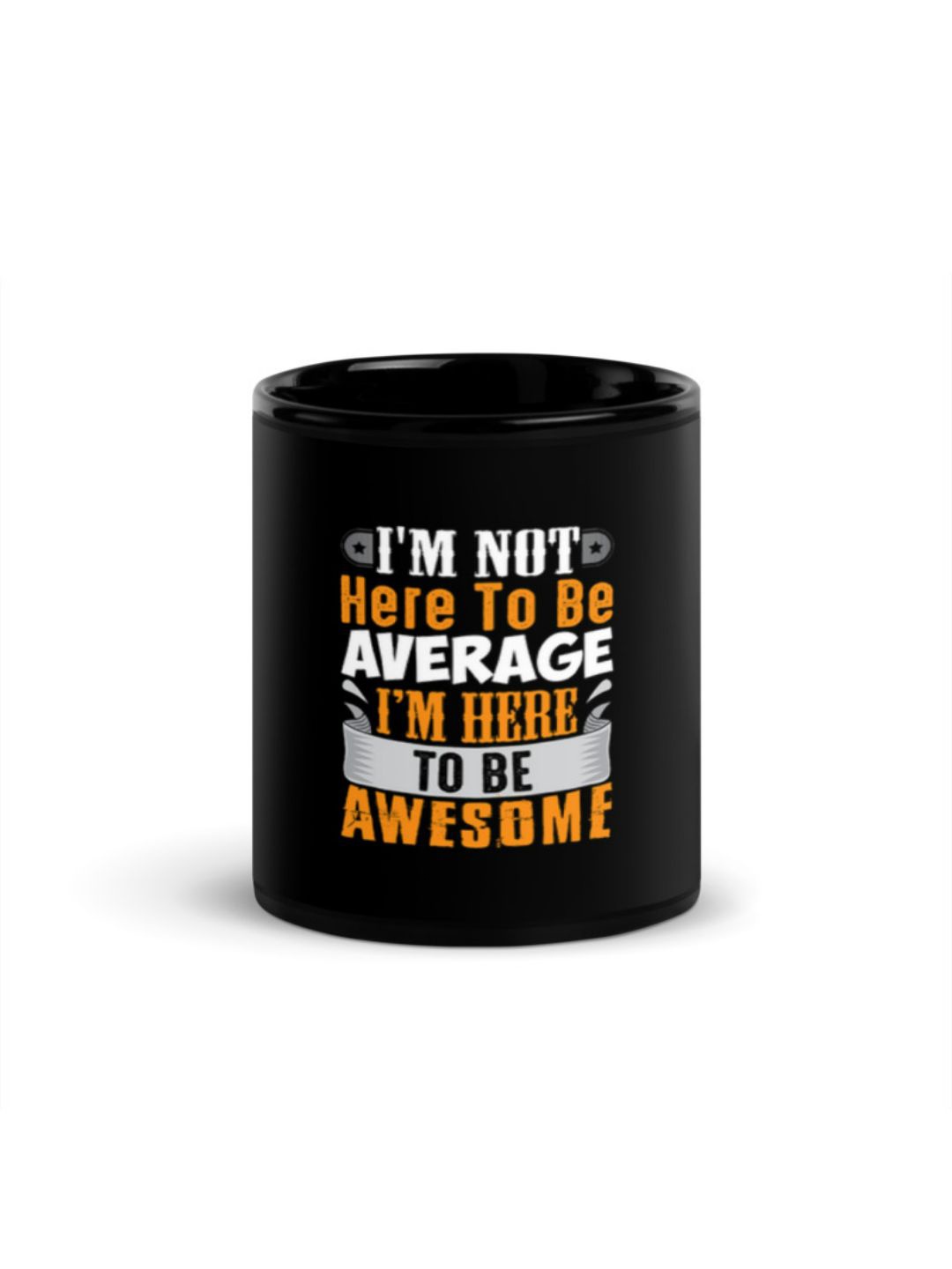 

RISH Black & White Printed Ceramic Glossy Mug-325ml
