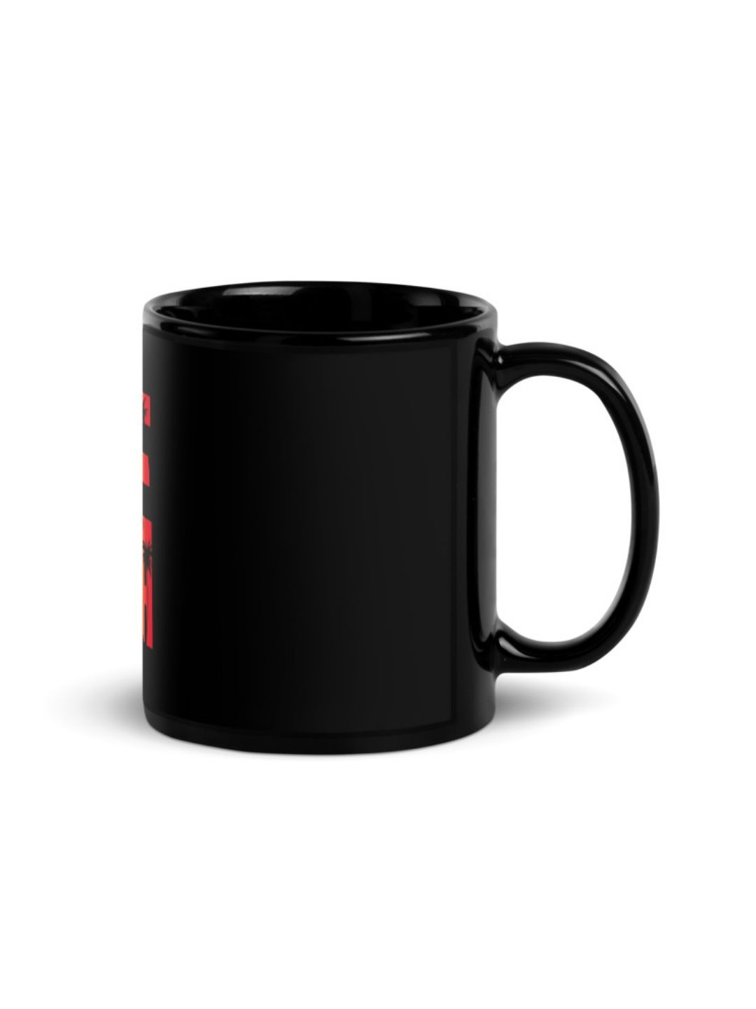 

RISH Black & Green Printed Ceramic Glossy Mug-325ml