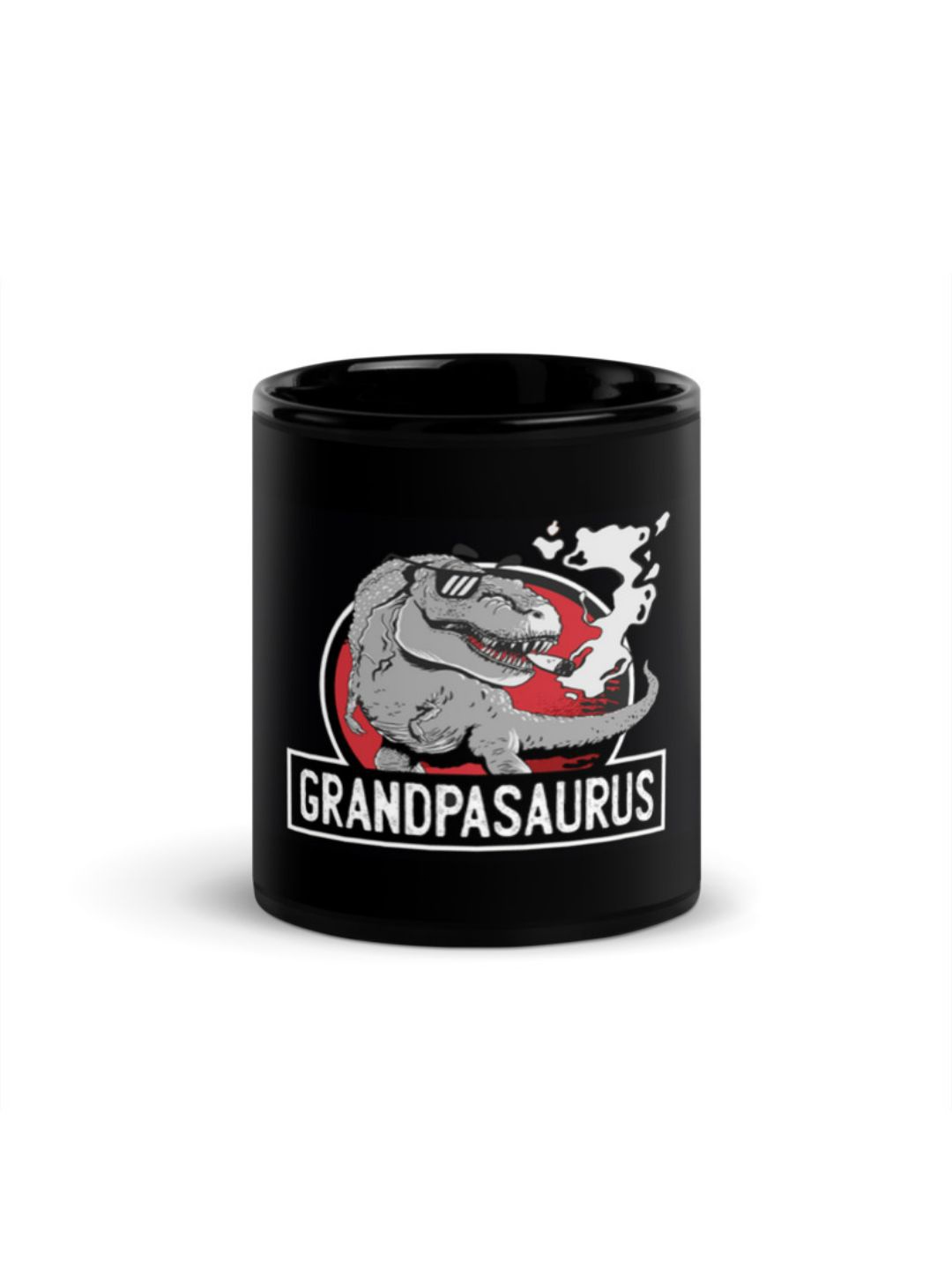 

RISH Black & Grey Printed Ceramic Glossy Coffee Mug 325 ml