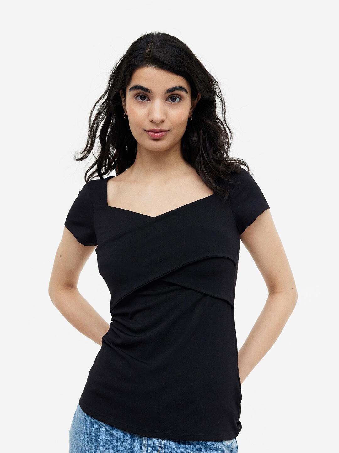 

H&M MAMA Nursing Top, Black