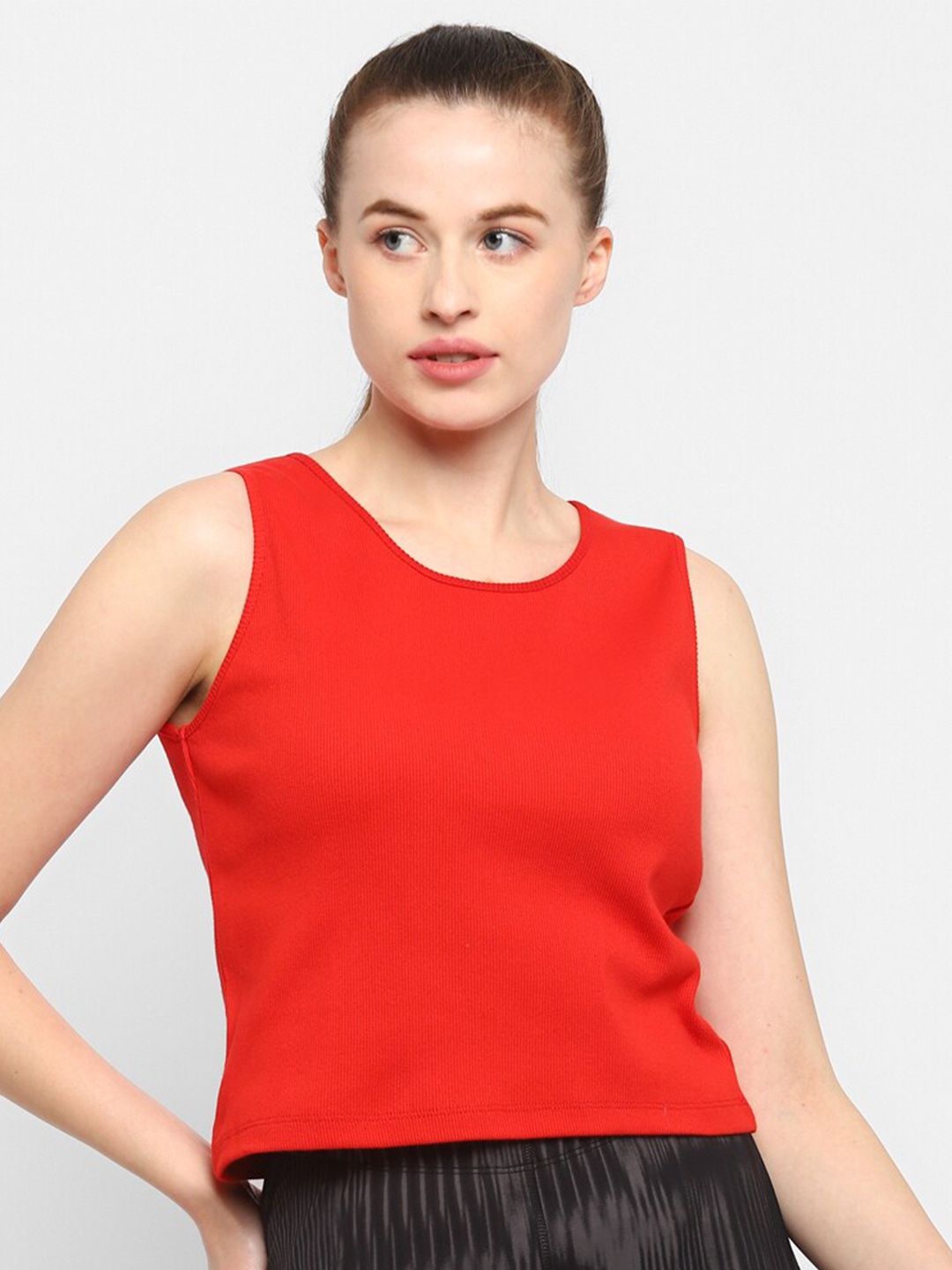 OFF LIMITS Round Neck Antimicrobial T-shirt, Red