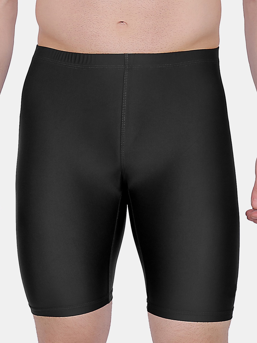 

FILMAX ORIGINALS Skinny Fit High-Rise Cycling Shorts, Black