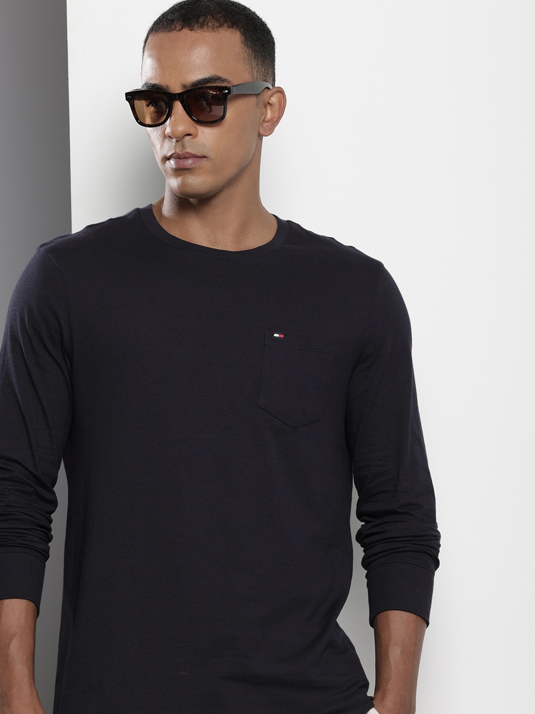 

Tommy Hilfiger Pure Cotton Pocket T-shirt, Navy blue