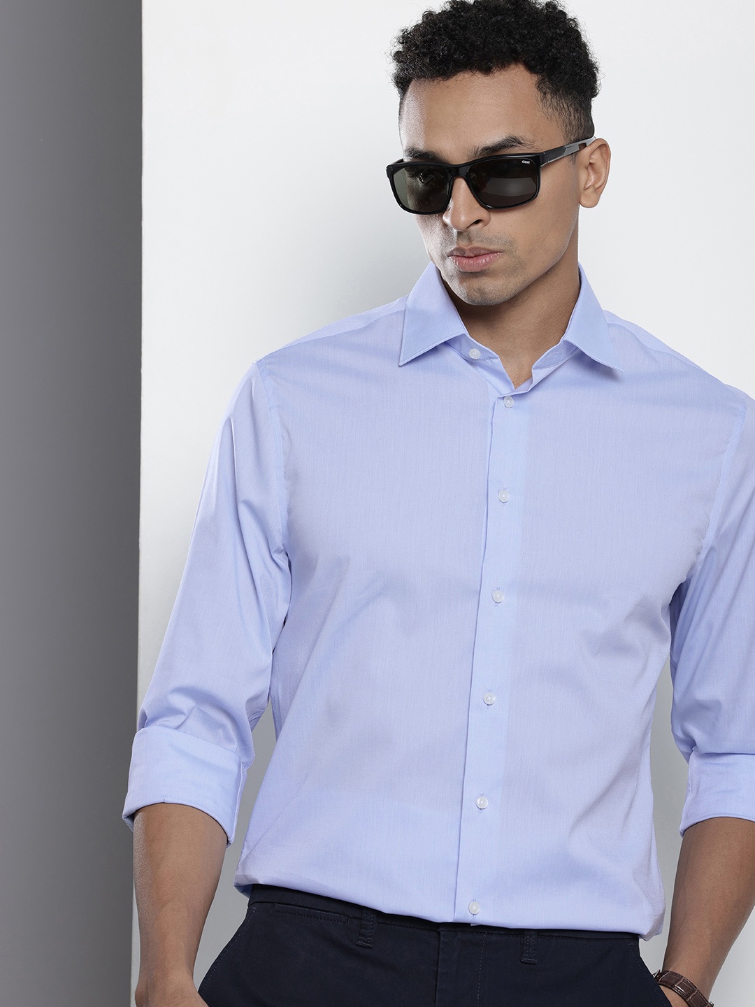 

Tommy Hilfiger Spread Collar Casual Shirt, Blue