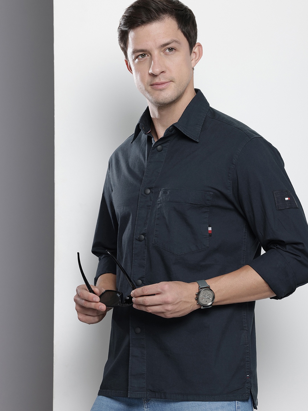

Tommy Hilfiger Opaque Casual Shirt, Navy blue