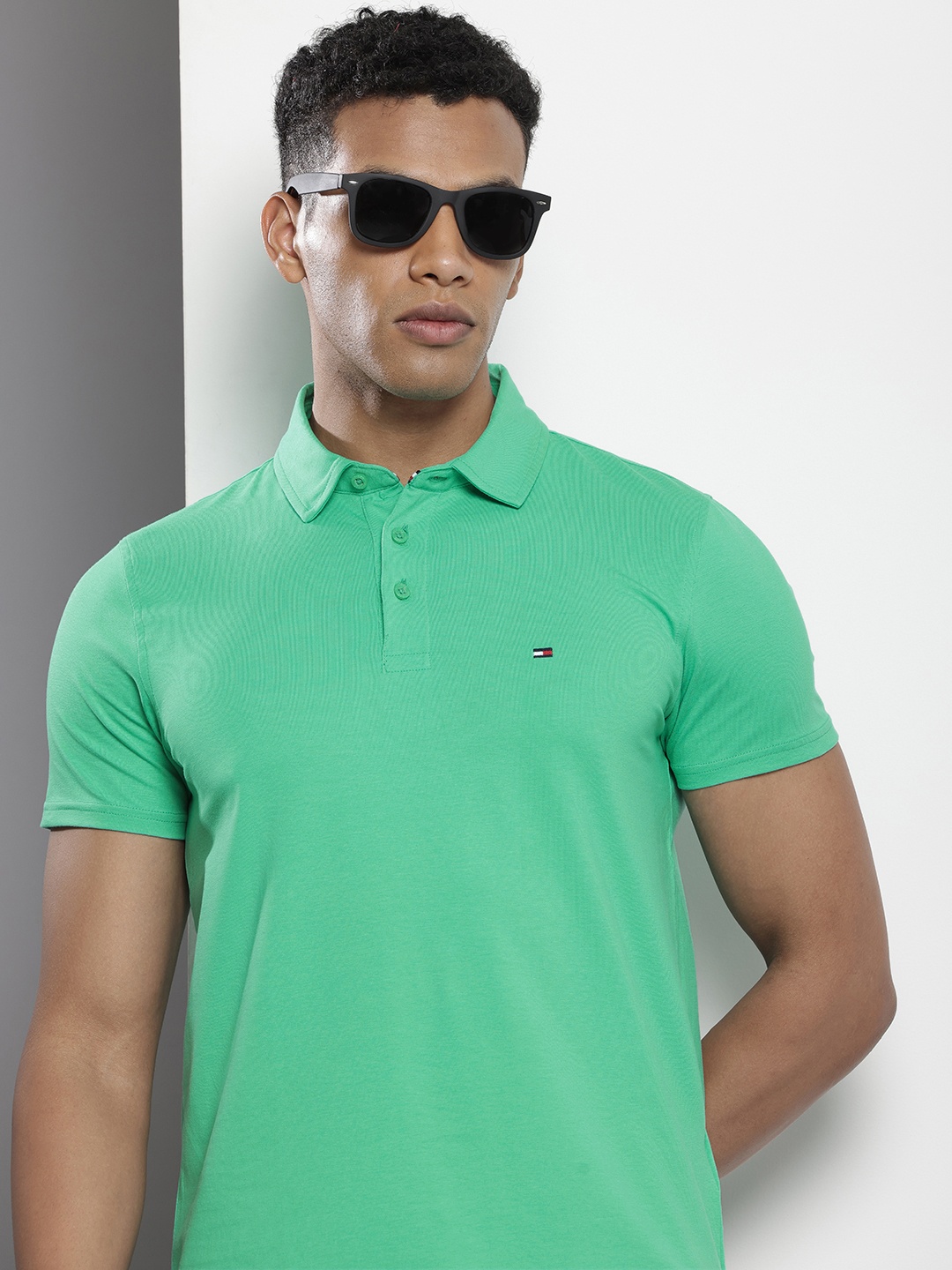 

Tommy Hilfiger Polo Collar Slim Fit T-shirt, Green