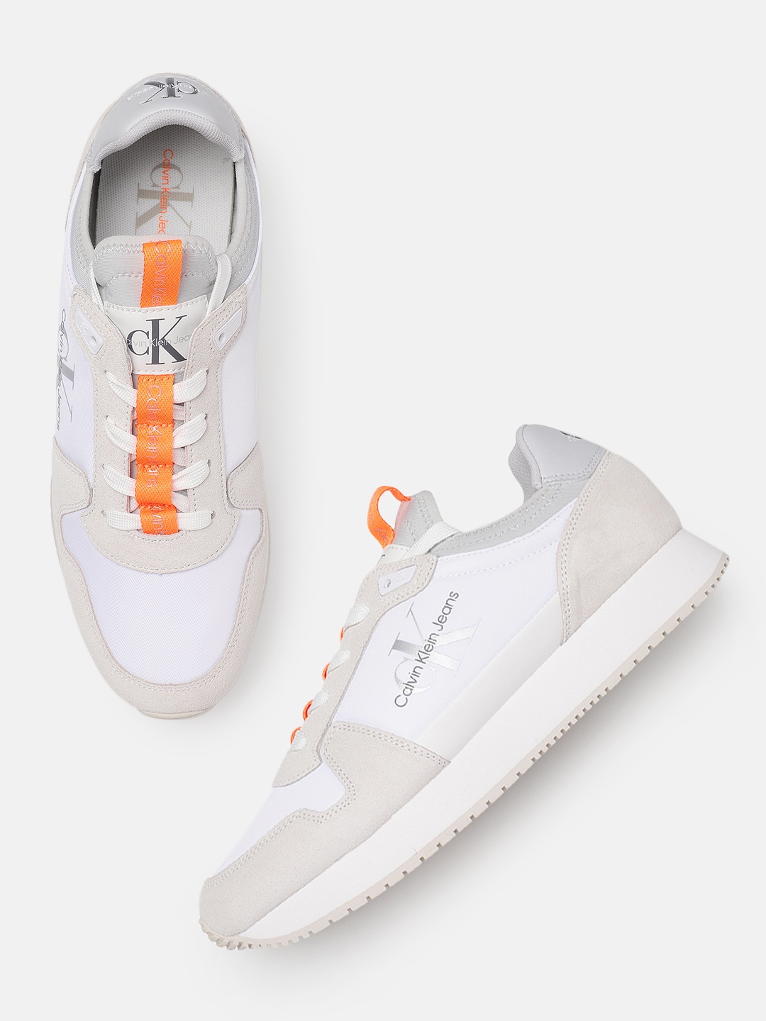 

Calvin Klein Men White Sneakers