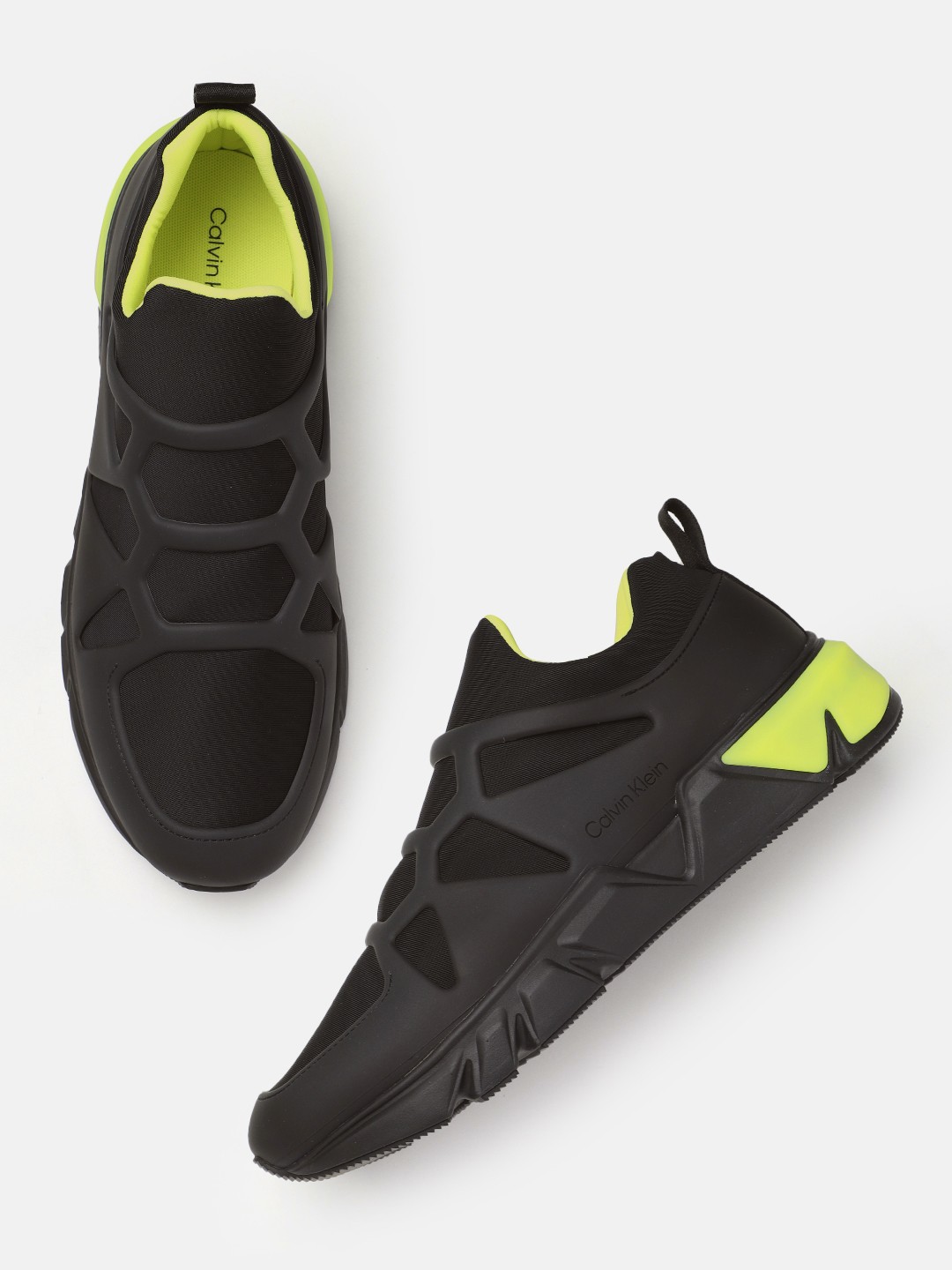 

Calvin Klein Men Slip-On Sneakers, Black