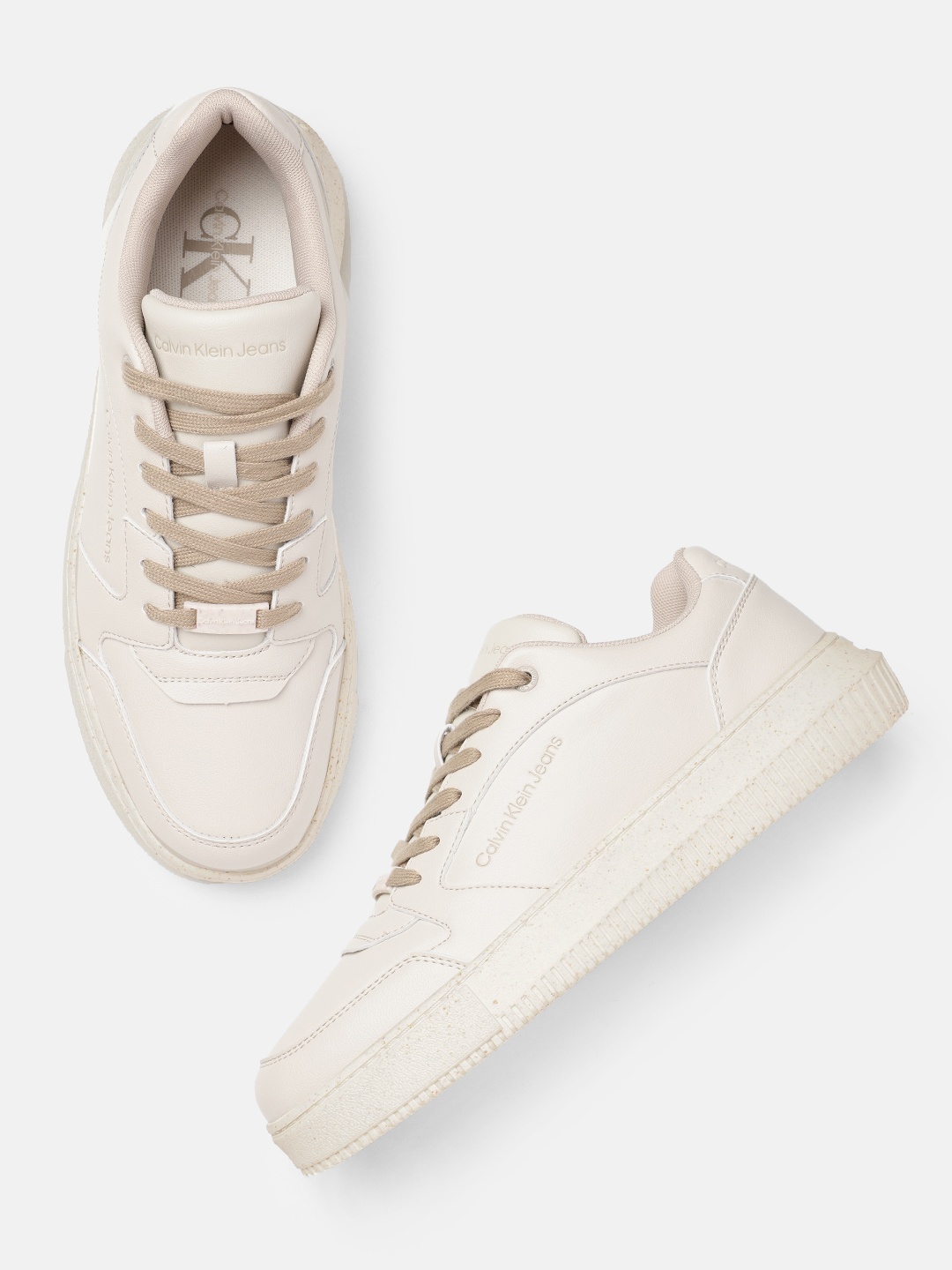 

Calvin Klein Men Sneakers, Beige