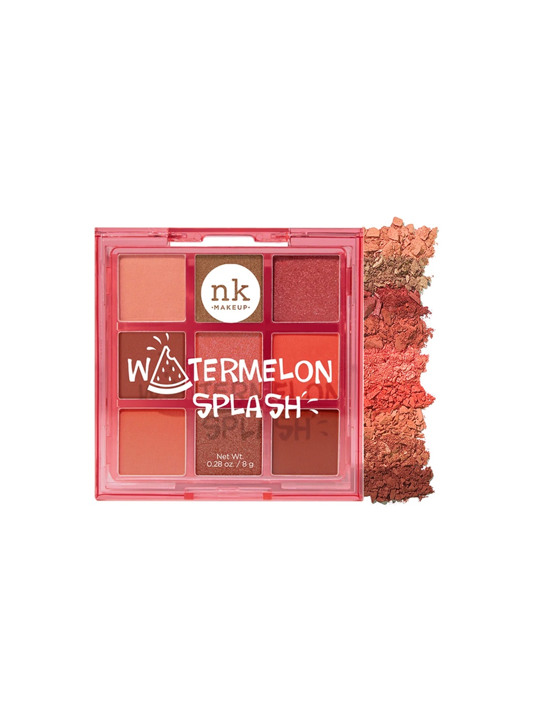 

Nicka K Pop Neon Nine Color Eyeshadow Palette - Watermelon Splash, Red