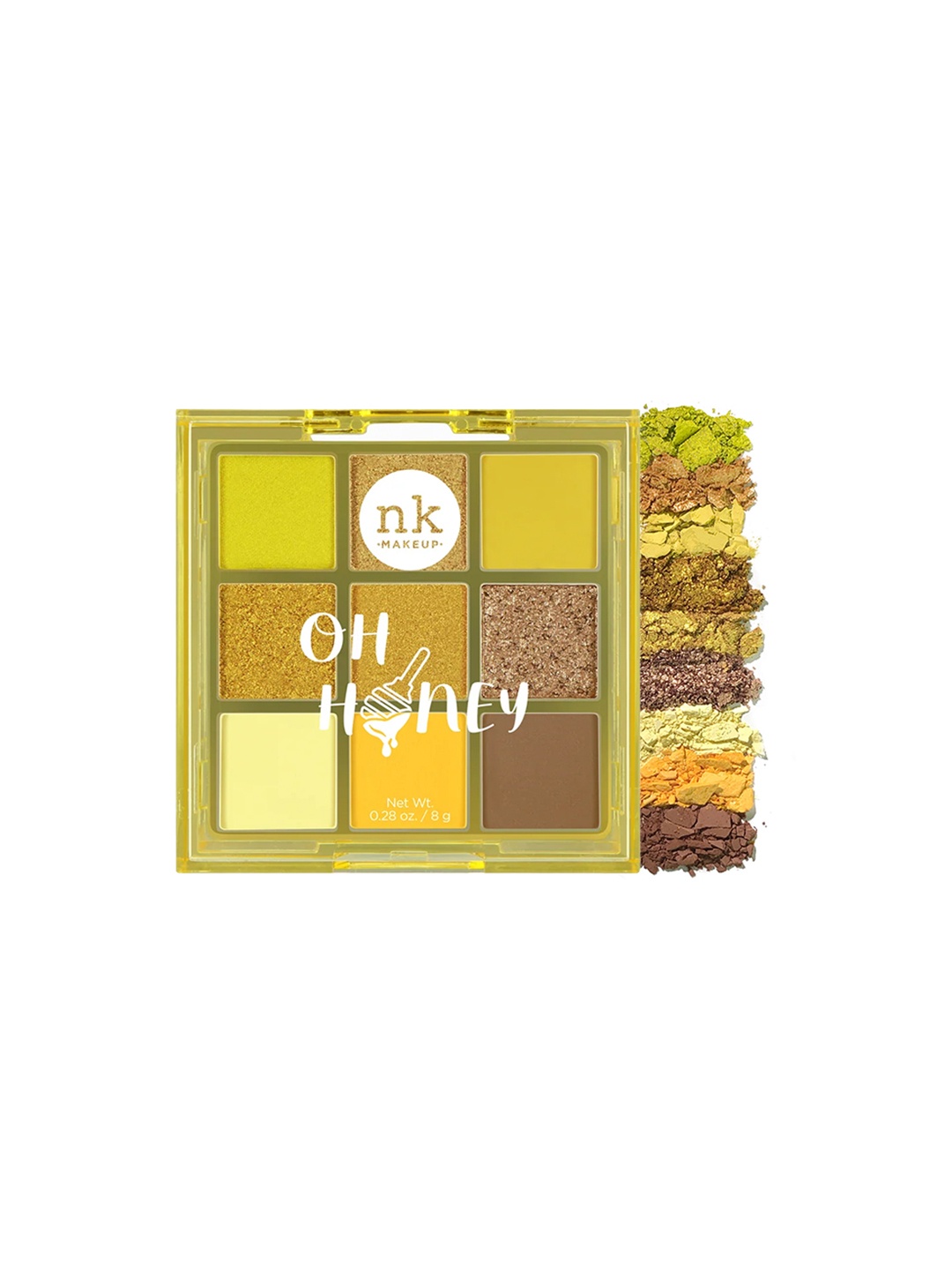 

Nicka K Pop Neon Nine Color Eyeshadow Palette - Oh Honey, Green