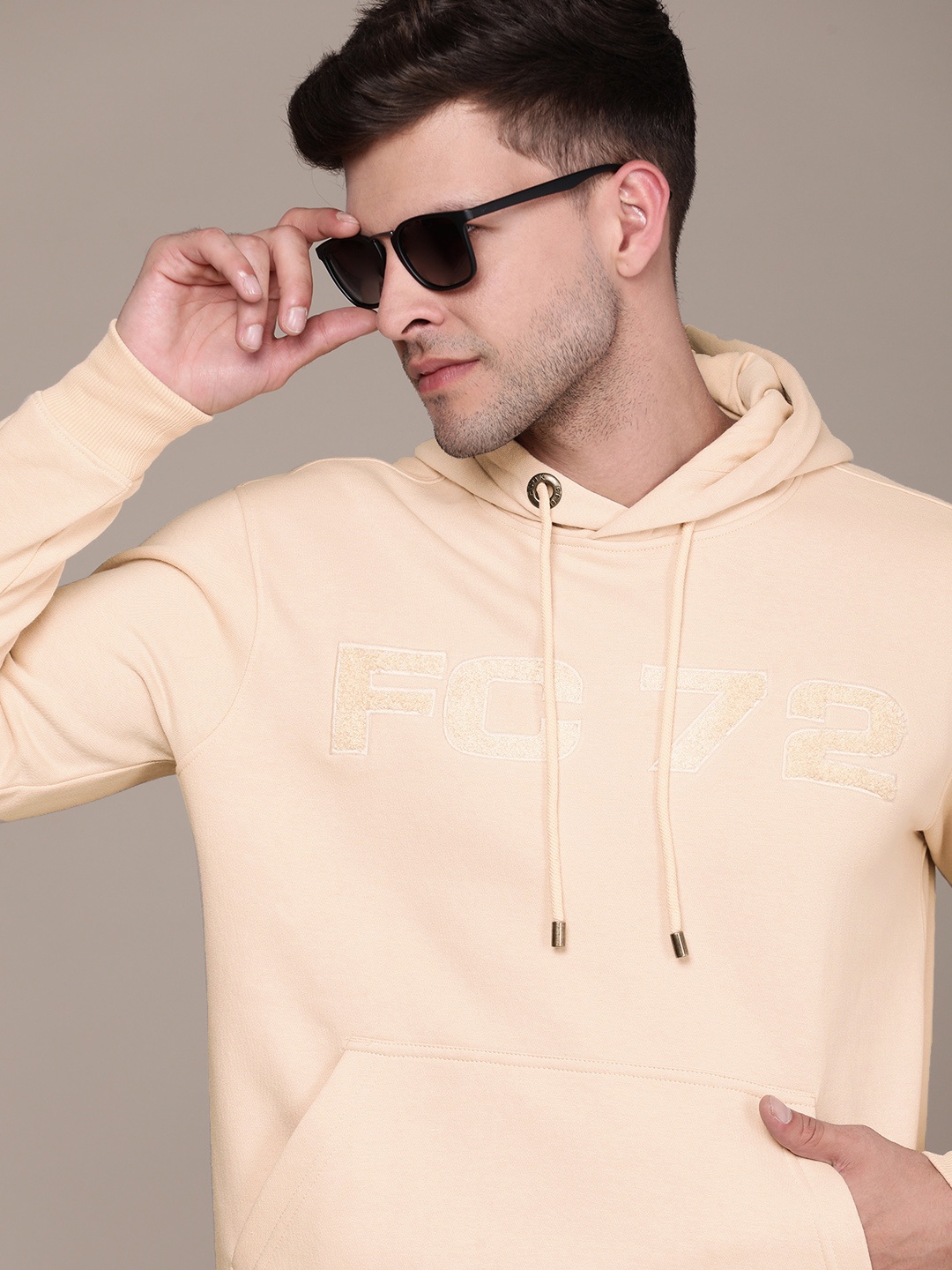 

French Connection Hooded Sweatshirt, Beige