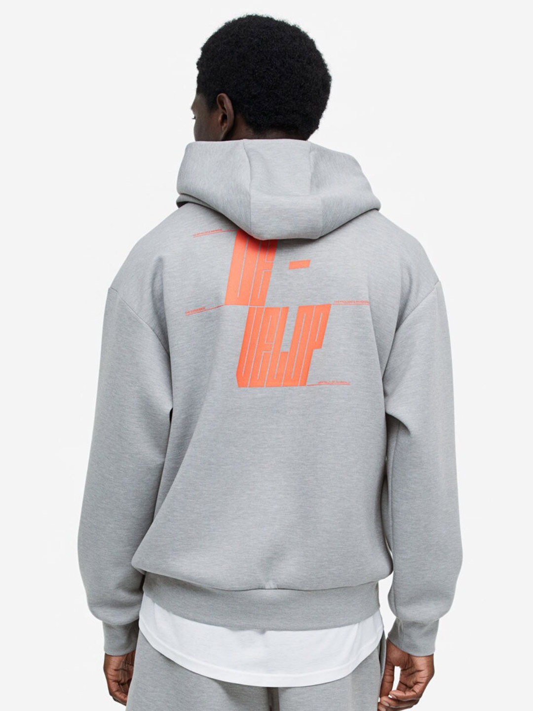 

H&M Men DryMove Sports Hoodie, Grey