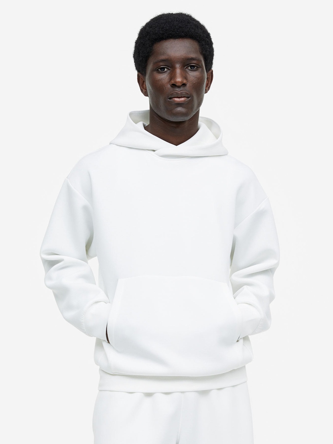 

H&M Men DryMove Sports hoodie, White