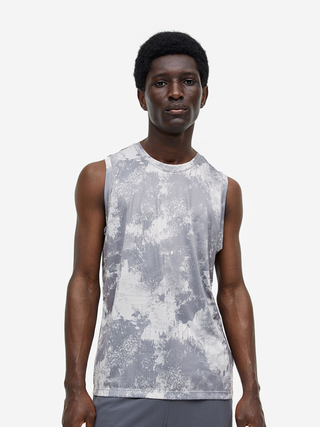 

H&M DryMove Running Vest Top, Grey