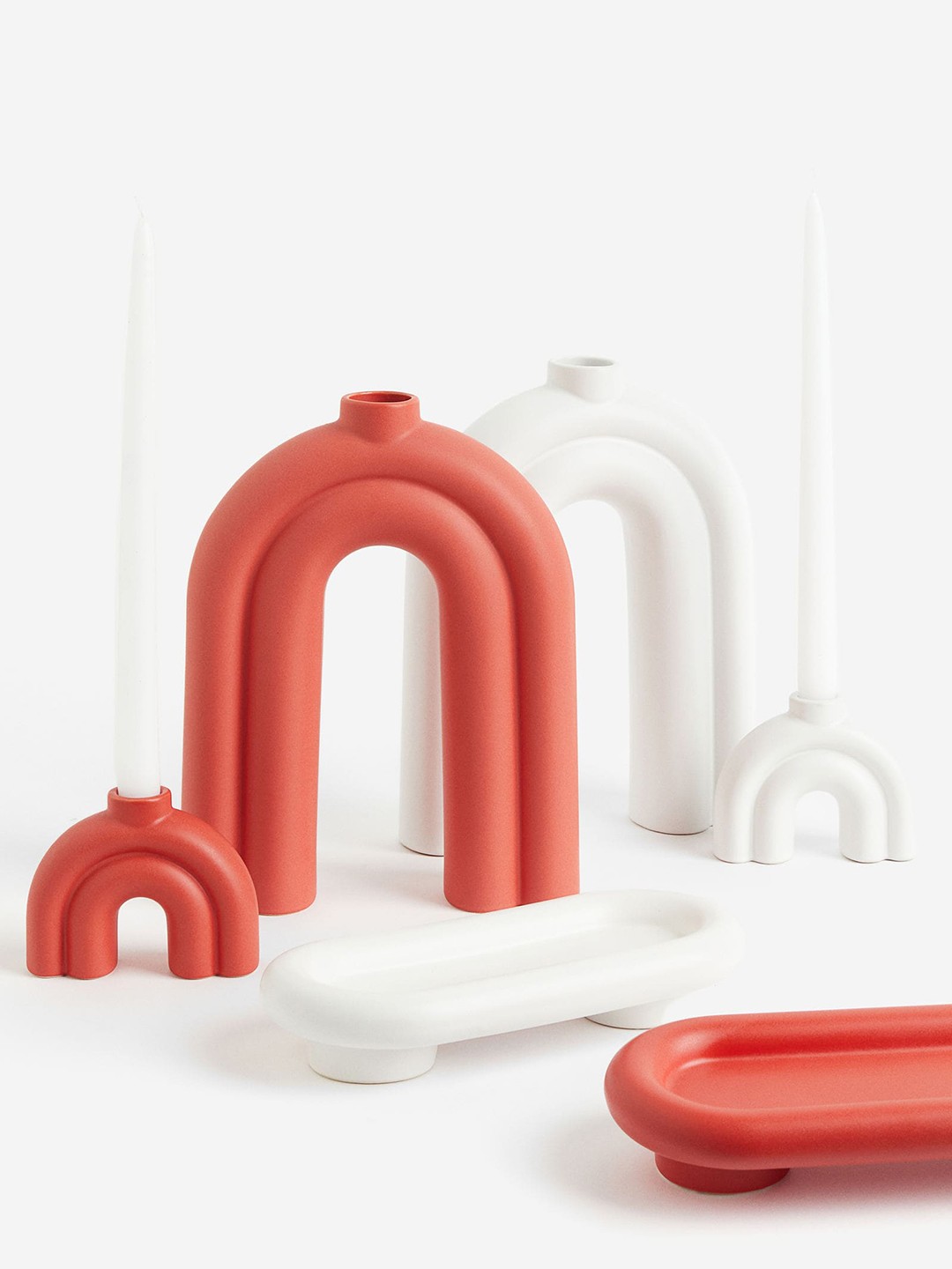 

H&M White Stoneware Tray