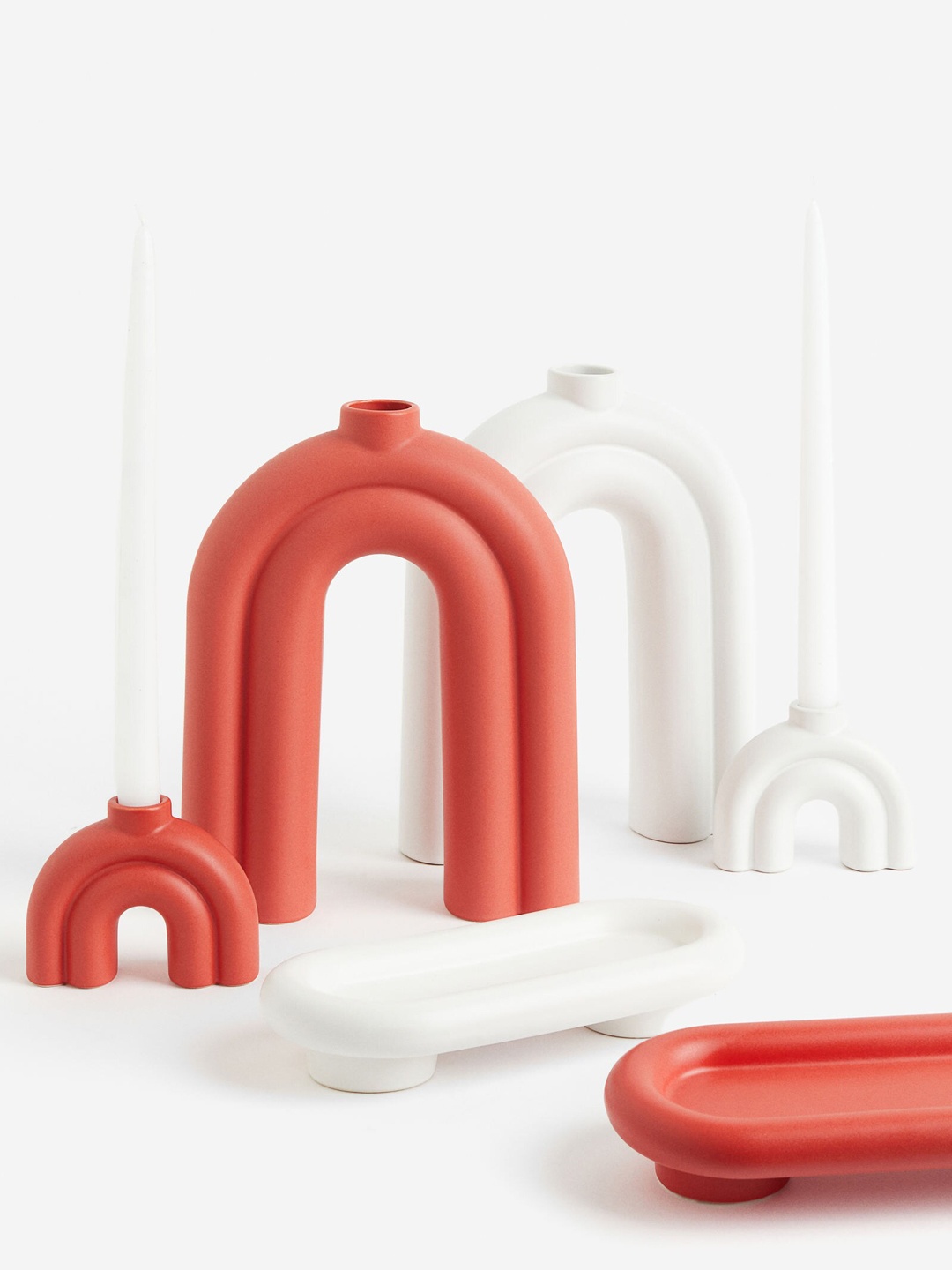 

H&M Red Stoneware Tray