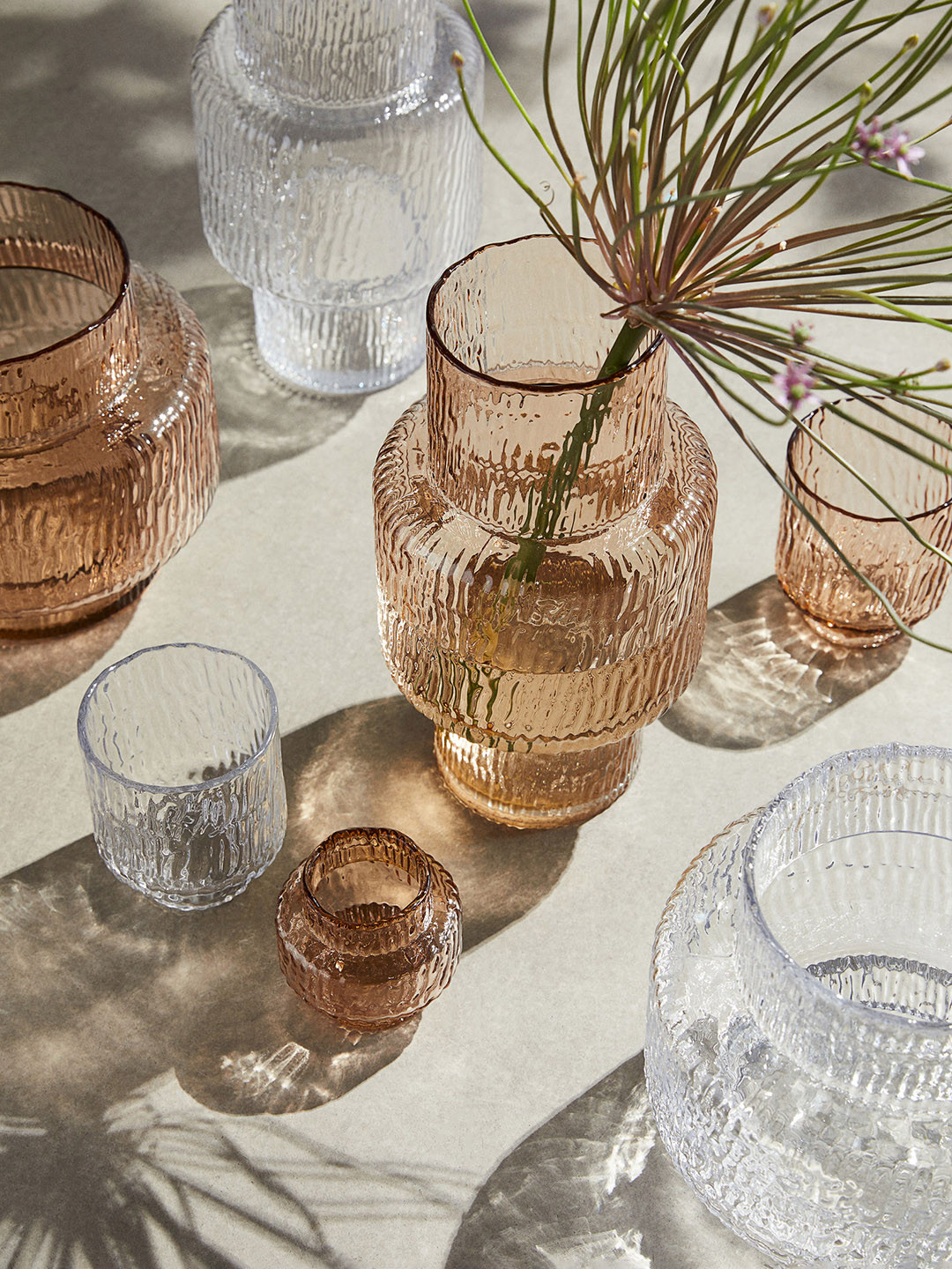 

H&M Transparent Glass Tealight Holder