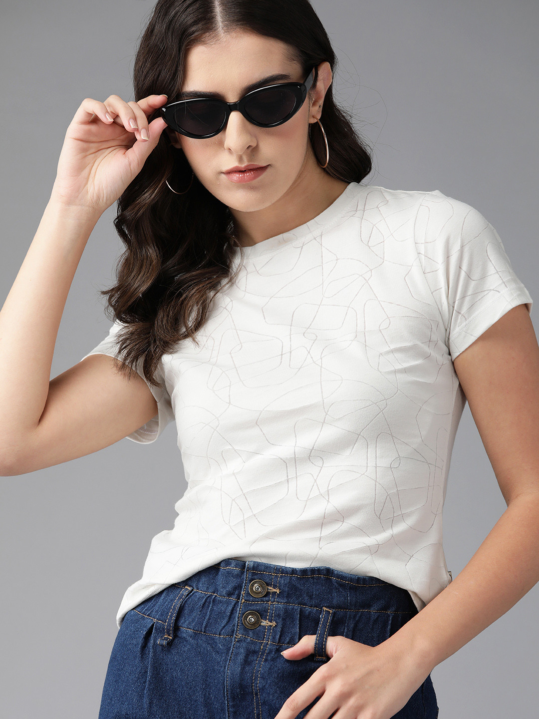 

The Roadster Lifestyle Co. Self-Design T-shirt, White