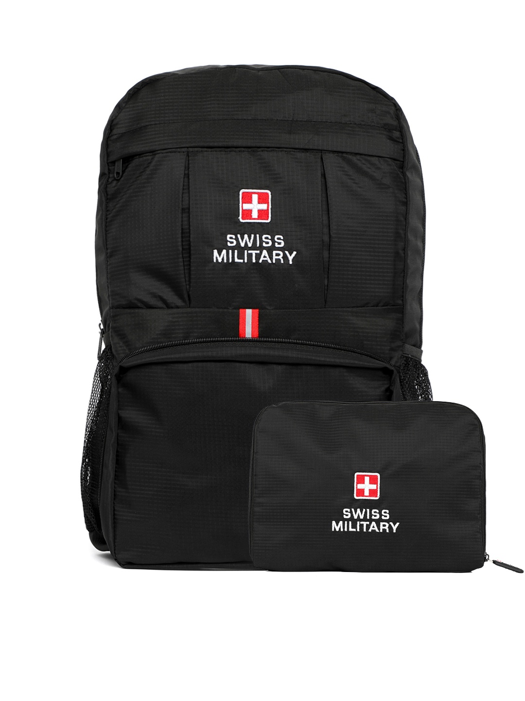 

SWISS MILITARY Unisex Black Solid Backpack