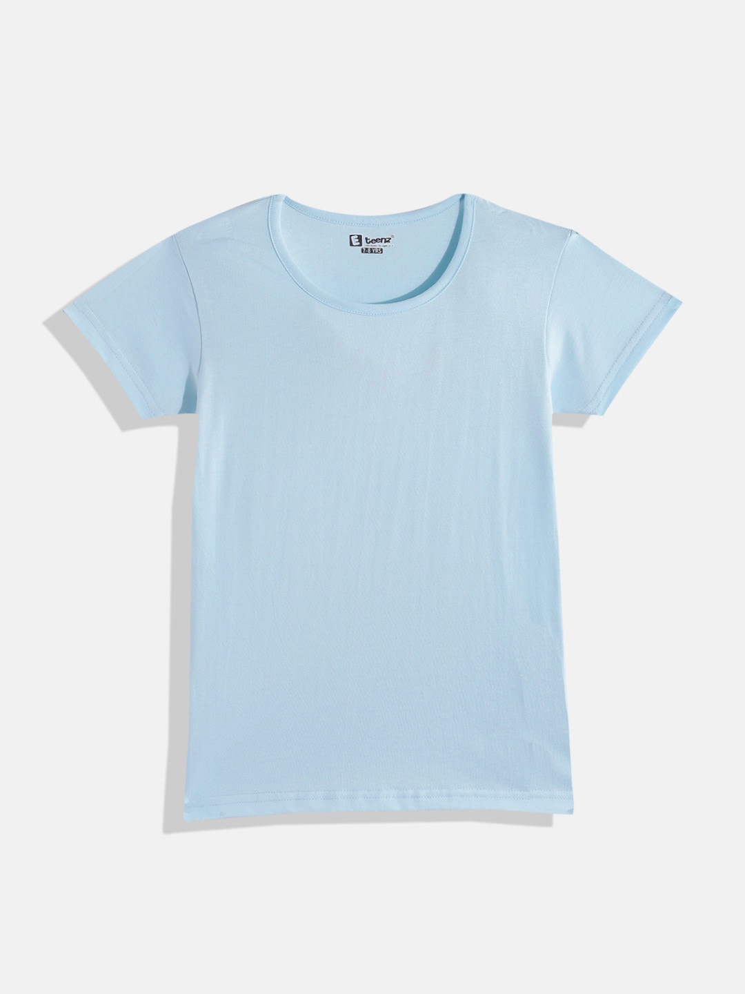 

Eteenz Girls Pure Cotton T-shirt, Blue