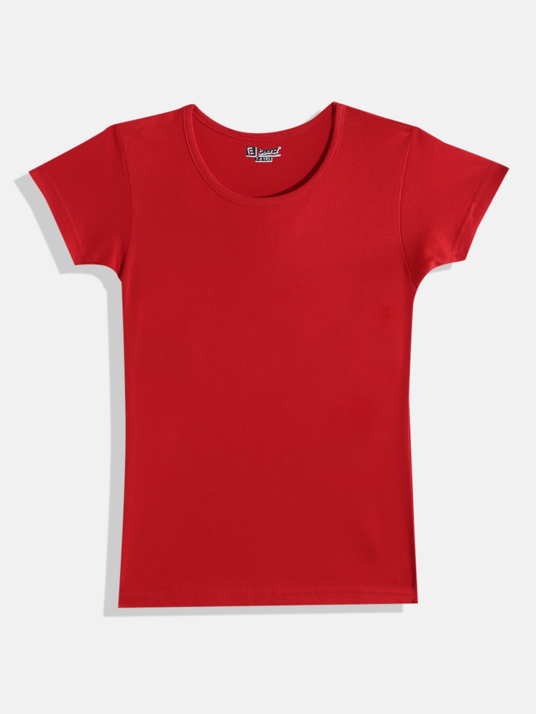 

Eteenz Girls Pure Cotton T-shirt, Maroon