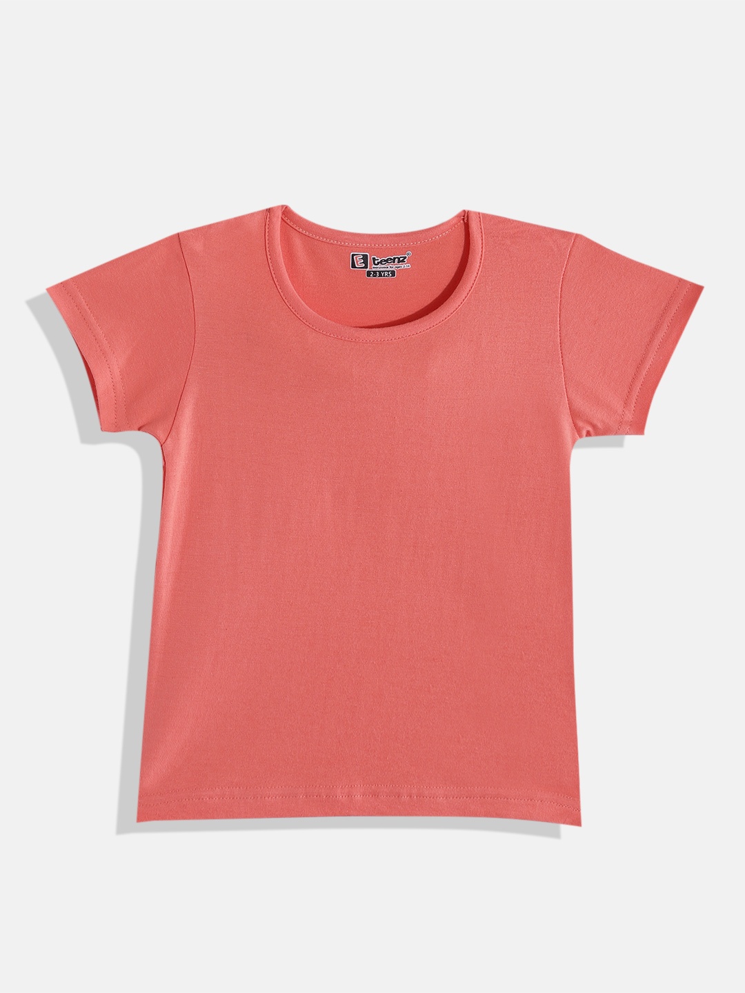 

Eteenz Girls Pure Cotton T-shirt, Pink