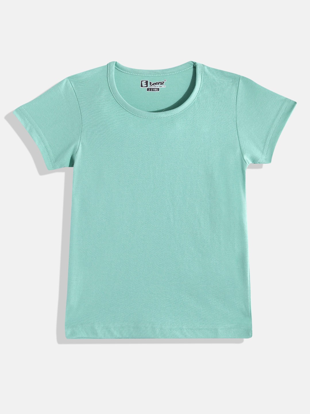 

Eteenz Girls Cotton Regular Fit T-shirt, Blue