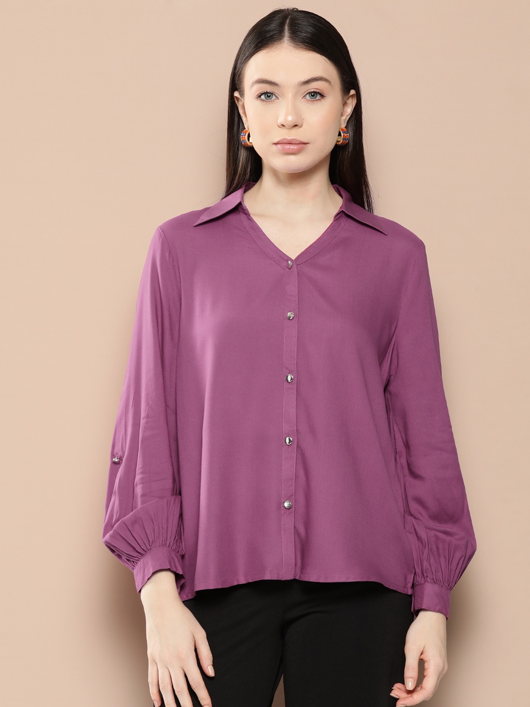 

Chemistry Opaque Casual Shirt, Magenta