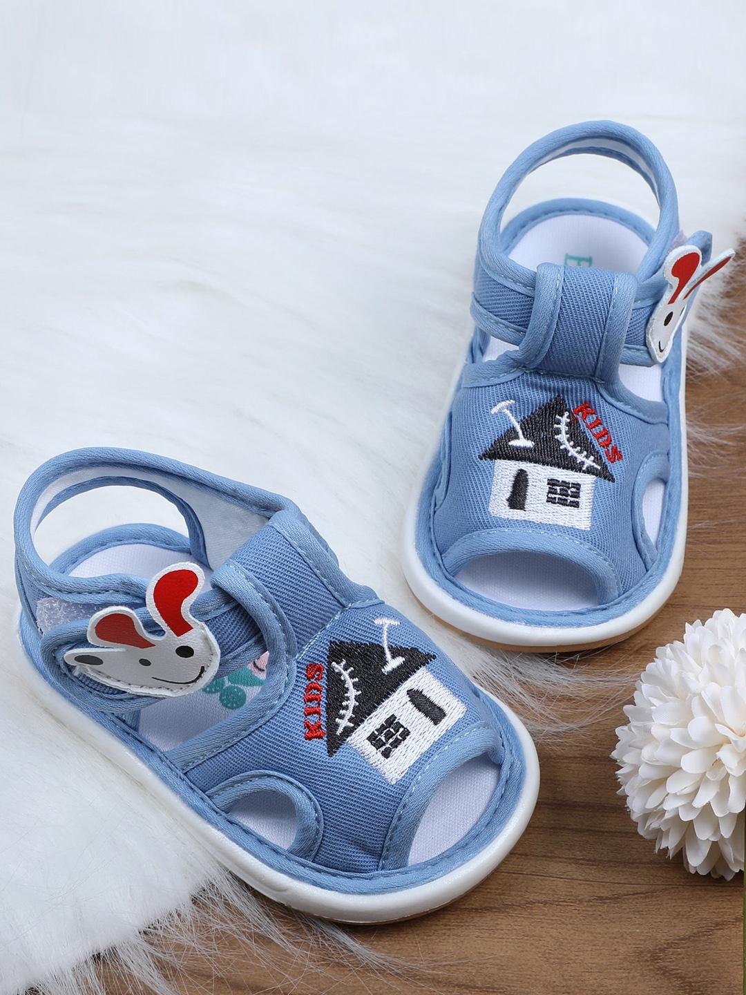 

Baby Moo Kids Printed Sneakers, Blue