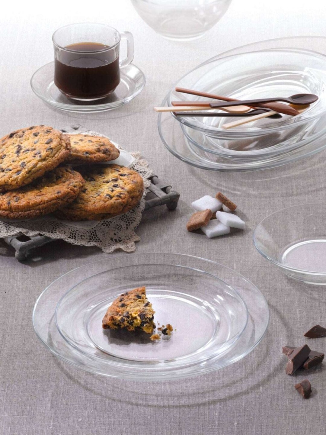 

DURALEX Transparent 6 Pieces Glass Plates