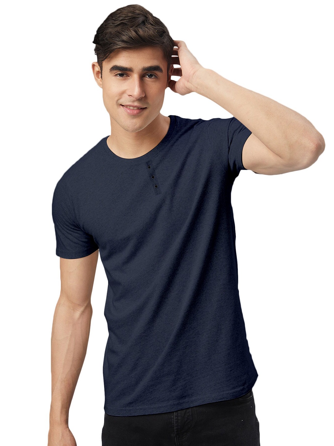 

FTX Round Neck Short Sleeves T-shirt, Blue