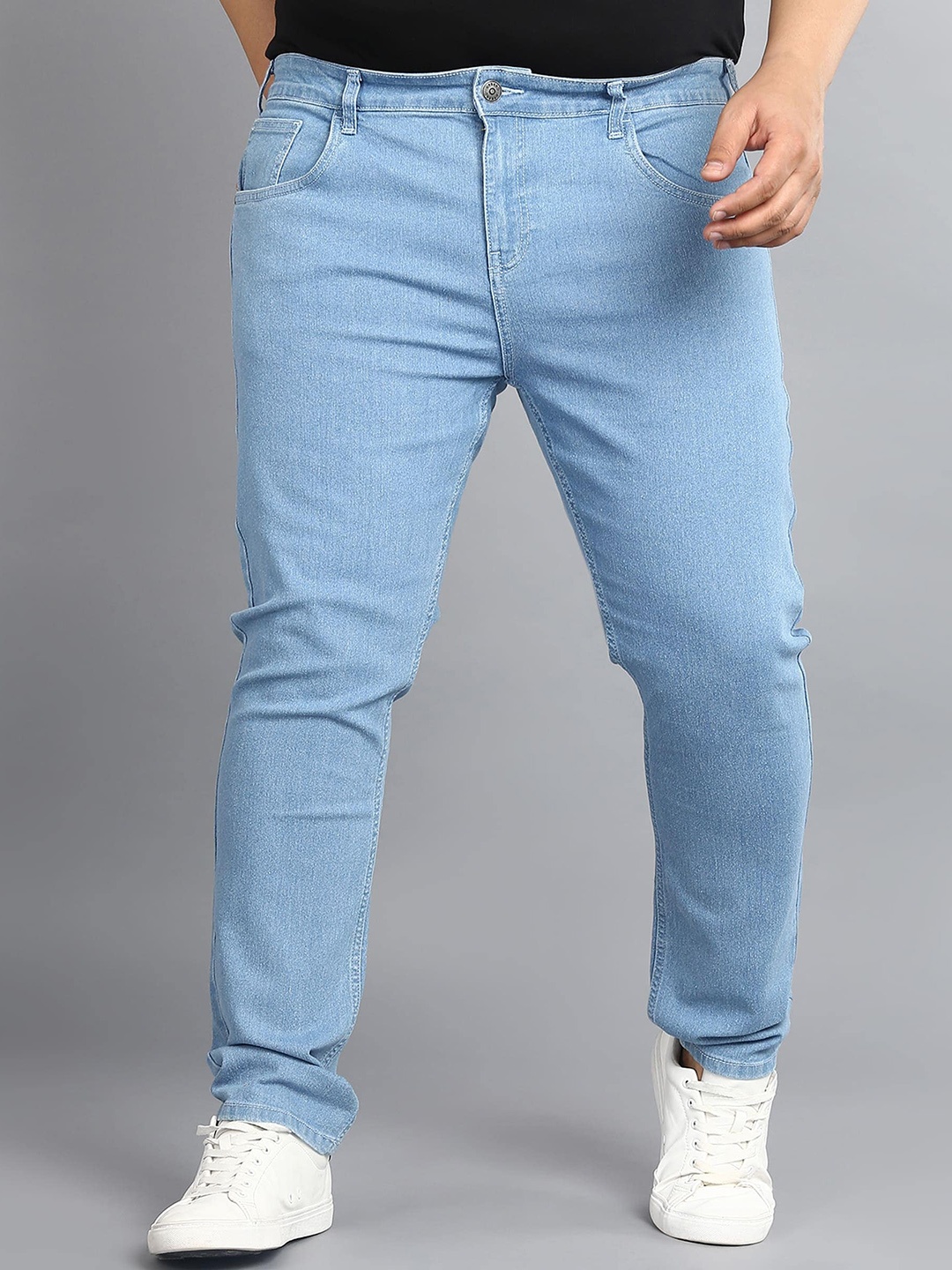 

Urbano Plus Men Regular Fit Mid-Rise Stretchable Jeans, Blue