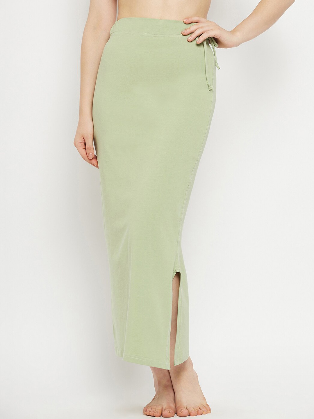 

SECRETS BY ZEROKAATA Seamless Saree Shapewear, Green