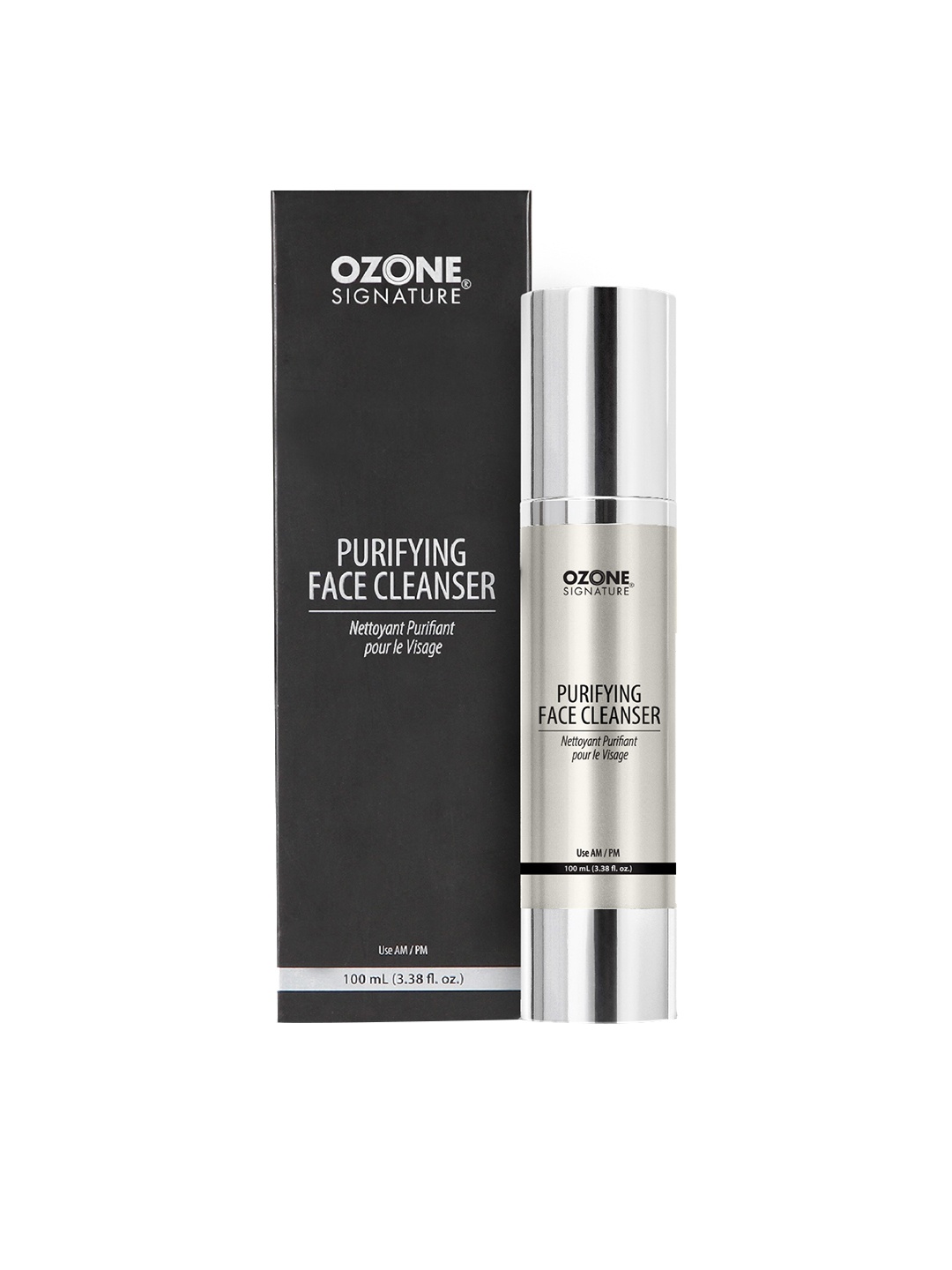 

OZONE SIGNATURE Purifying Face Cleanser with Cucumber & Aloevera - 100 ml, Silver