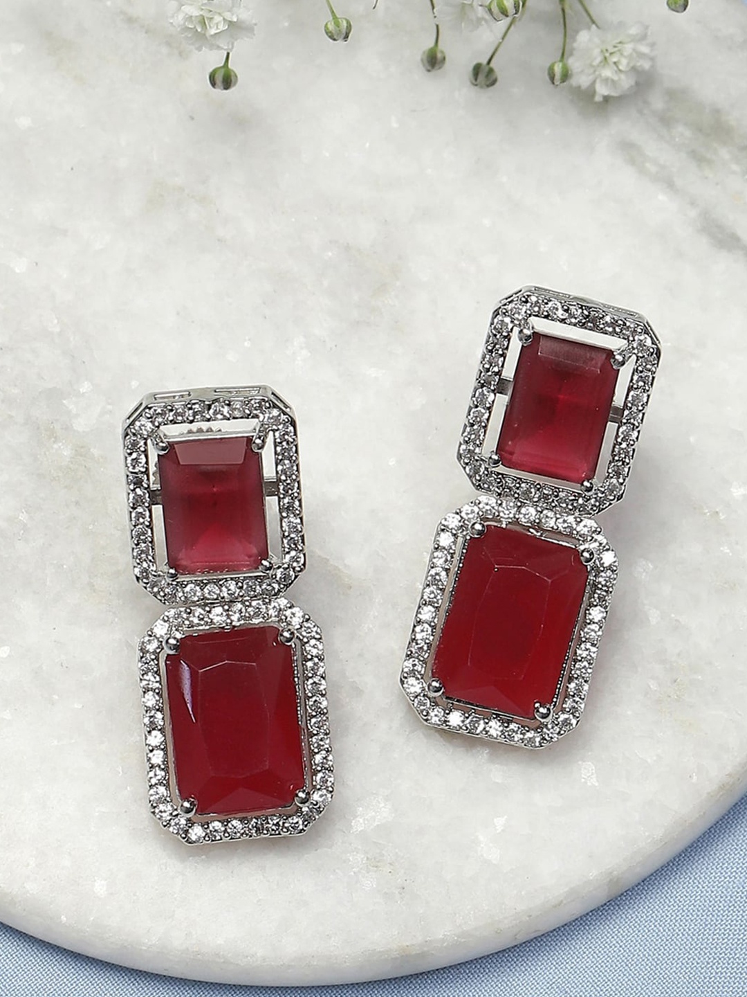 

Biba Pink Contemporary Drop Earrings
