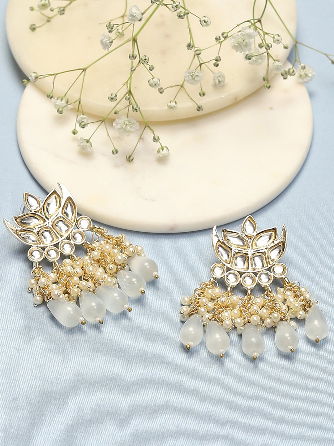

Biba Grey Contemporary Drop Earrings