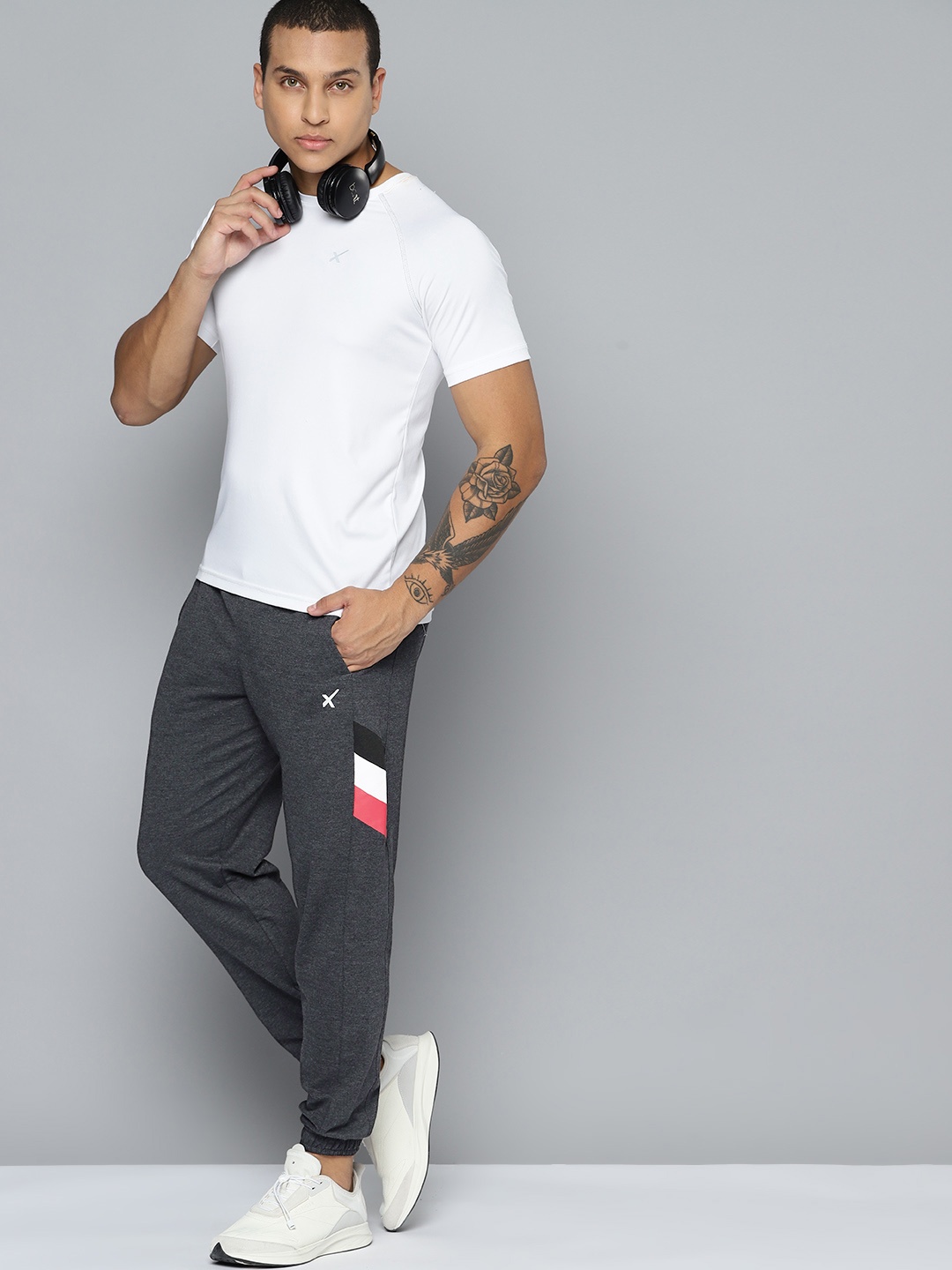 

HRX by Hrithik Roshan Men Solid Jogger, Charcoal