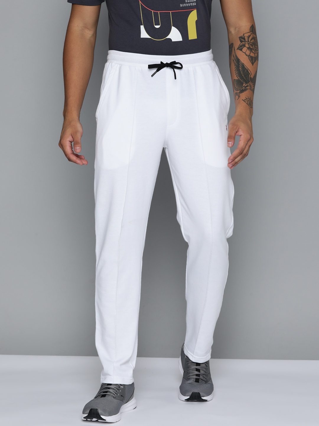 

HRX by Hrithik Roshan Men Lifestyle Track Pants, White