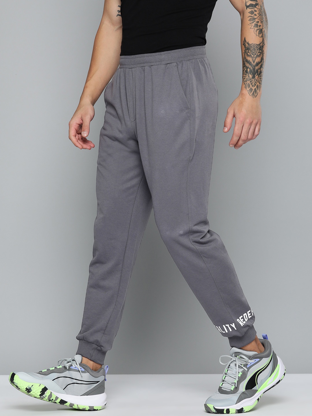 

HRX by Hrithik Roshan Men Lifestyle Joggers, Grey